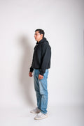 AT SUDADERA CON CAPUCHA CERRADA NEGRO XCH